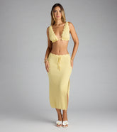 Sweet Like Summer Crochet Maxi Skirt