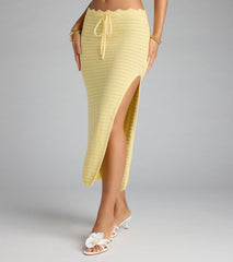Sweet Like Summer Crochet Maxi Skirt