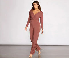 For A Good Time Long Sleeve Jumpsuit